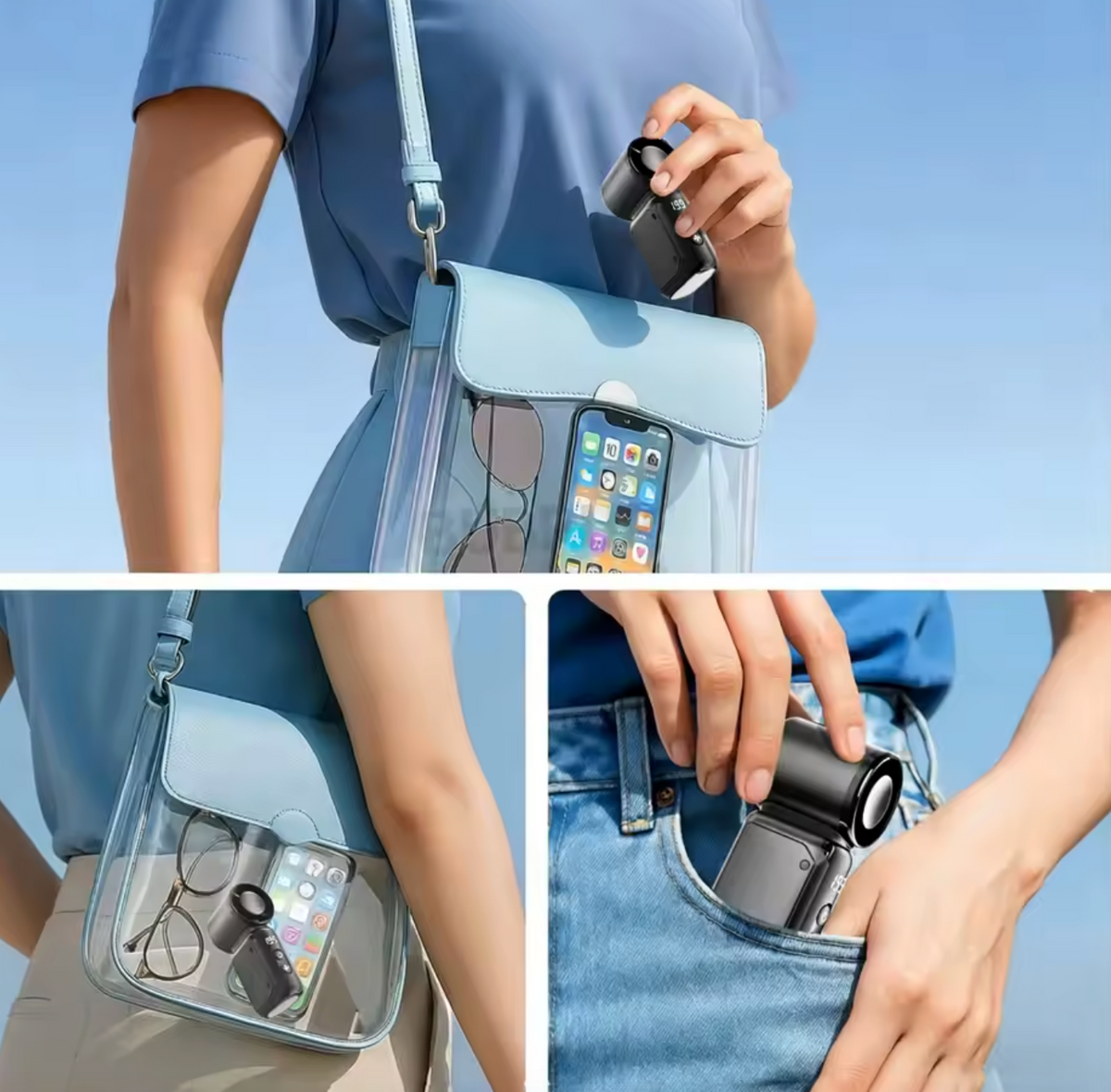 Portable Mini Bladeless Electric Fan By ChicAssembly